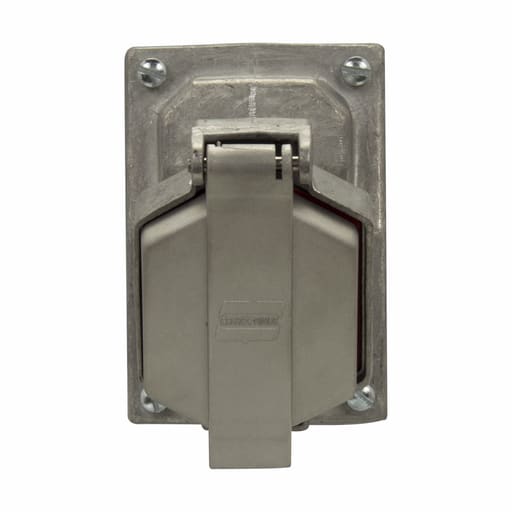 Crouse-Hinds - Crouse-Hinds ENR5201 20 Amp 125 Volt Interlocked Circuit Breaking Receptacle Unit