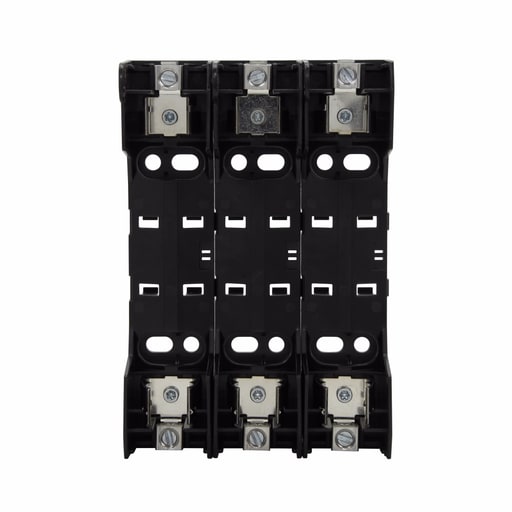 Bussmann Mfg. - Eaton Bussmann RM60060-3CR 3-Pole 60 Amp 600 Volt Fuse Block