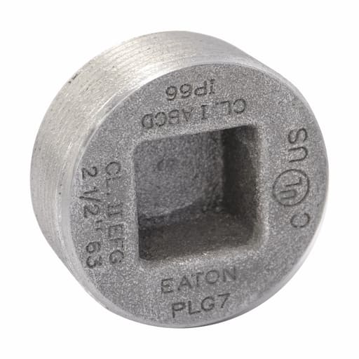 Crouse-Hinds - Crouse-Hinds PLG28 1/4" Steel Recessed Head Conduit Plug