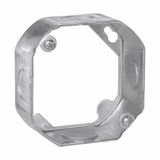 Crouse-Hinds - Crouse-Hinds TP284 4" Steel Octagon Outlet Box Extension Ring