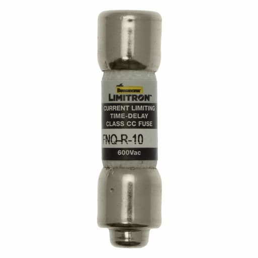 Bussmann Mfg. - Bussmann FNQ-R-10 10amp Limitron™ Time-Delay Branch Circuit Class-CC Fuse, Rejection-Type, 600Vac