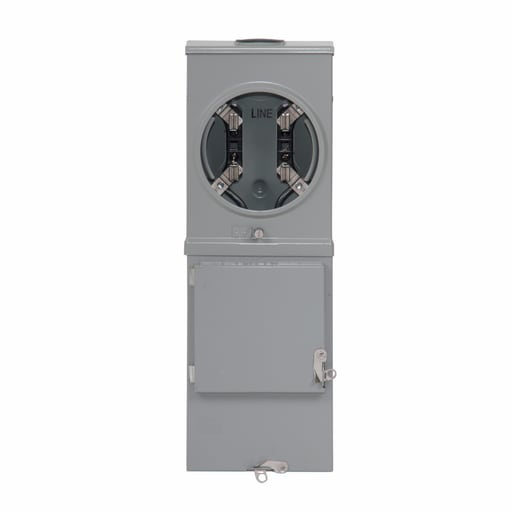 Cutler-Hammer / Eaton - Eaton Electrical 1009079CH 100 Amp 2-Pole Ringless Single Residential Meter Socket