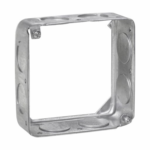 Crouse-Hinds - Crouse-Hinds TP426 4" x 4" x 1-1/2" Steel Square Cover Extension Ring