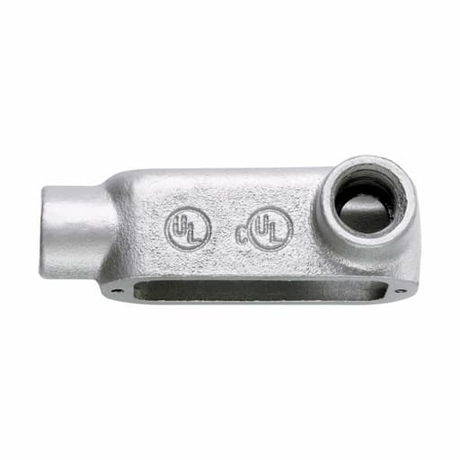 Crouse-Hinds - Crouse-Hinds LR50M 1/2" LR-Style Conduit Body, Form-5, Malleable Iron