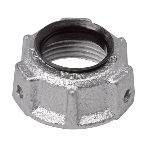 Crouse-Hinds - Crouse-Hinds H1035 1-1/2" Threaded Insulated Throat Bushing, Rigid/IMC, 150±C Rated, Malleable Iron