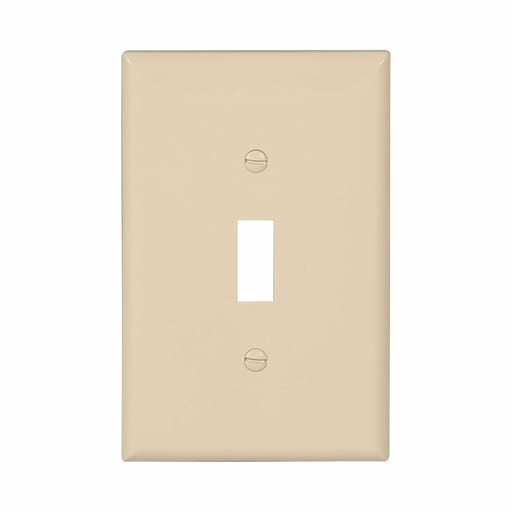 Cooper Wiring Device Arrow/Eagle - CWD PJ1V WALLPLATE 1G TOGGLE POLY MID IV