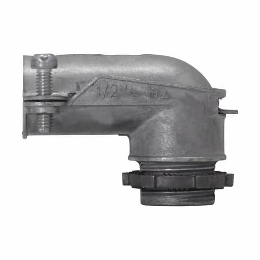 Crouse-Hinds - Crouse-Hinds Series 745DC 3 Inch Die-Cast Zinc Non-Insulated Squeeze Type 90 Degrees FMC Connector