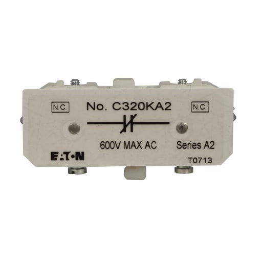 Cutler-Hammer / Eaton - Eaton Electrical C320KA2 1NC Starter Auxiliary Contact
