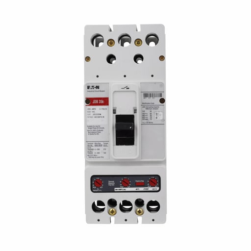 Cutler-Hammer / Eaton - ETN JDB3225W JDB 3P 225A INDUSTRIAL