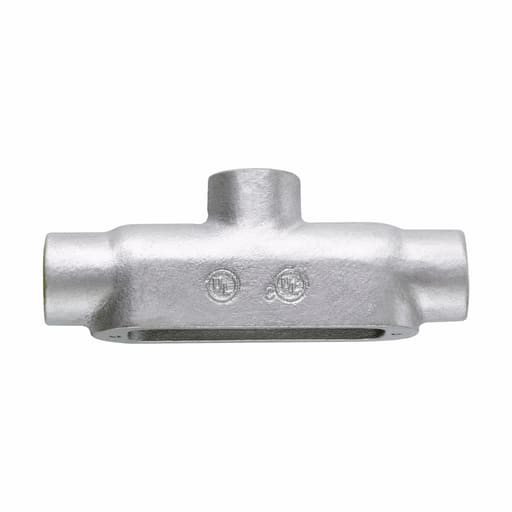 Crouse-Hinds - Crouse-Hinds TB75M 3/4" Malleable Iron Form5 Type TB Threaded Rigid Conduit Body