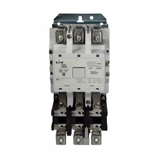 Cutler-Hammer / Eaton - Eaton Electrical A200M4CAC 480/600 Volt 135 Amp 40 Hp 1/3-Phase 3-Pole Open Non-Reversing Magnetic Starter
