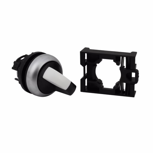 Cutler-Hammer / Eaton - Eaton Electrical M22-WKV 22.5 mm 2-Position Black IP66 Maintained Non-Illuminated Selector Switch Operator