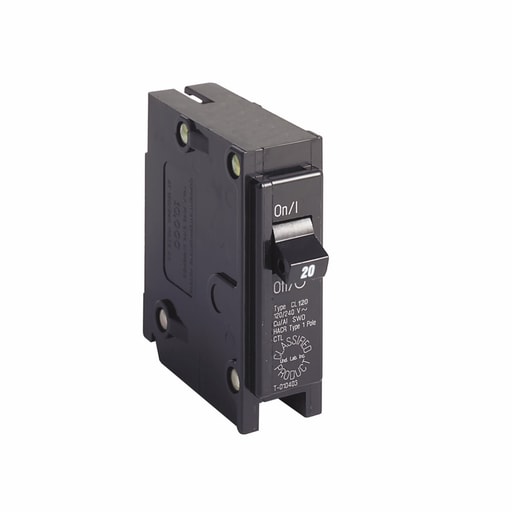 Cutler-Hammer / Eaton - Eaton Electrical CL120 120/240 VAC 20 Amp 1-Pole Thermal Magnetic Circuit Breaker