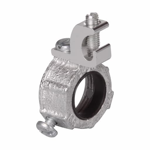 Crouse-Hinds - Crouse-Hinds Series HGLL10 250 4 Inch Malleable Iron 150 Degrees C Insulated Threaded Conduit Grounding Bushing