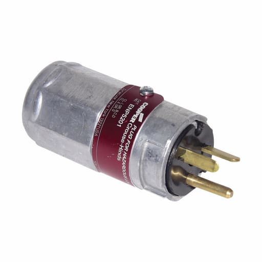 Crouse-Hinds - Crouse-Hinds ENP5201 Ark Gard 125 Volt 20 Amp FS Plug