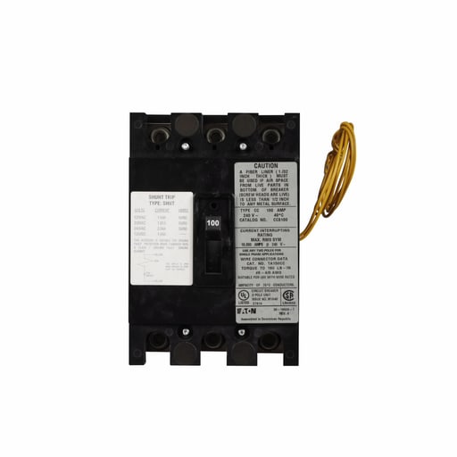Cutler-Hammer / Eaton - Eaton Electrical CC3100SR01 240 VAC 100 Amp 3-Pole Circuit Breaker
