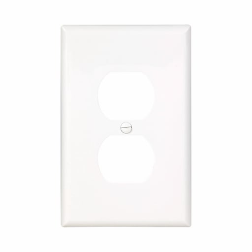 Cooper Wiring Device Arrow/Eagle - CWD PJ8W WALLPLATE 1G DUPLEX POLY MID WH