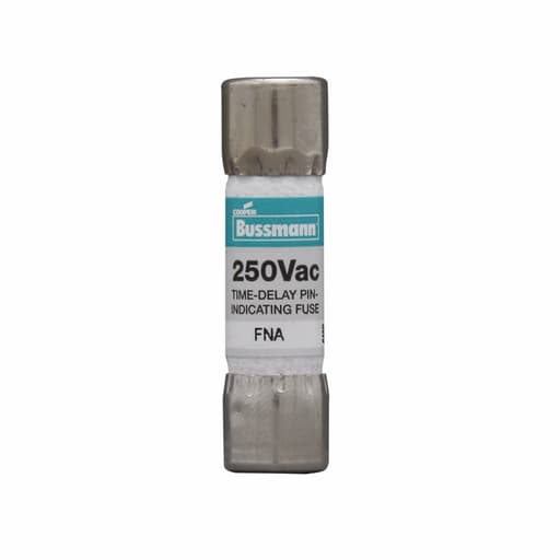 Bussmann Mfg. - Bussmann Series FNA-4 4 Amp 250 VAC Pin Indicating Dual Element Time Delay Fuse