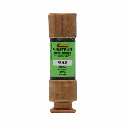 Bussmann Mfg. - Bussmann FRN-R-15 15amp Fusetron™ Dual-Element Time-Delay Fuse, Class RK5, 250Vac/125Vdc