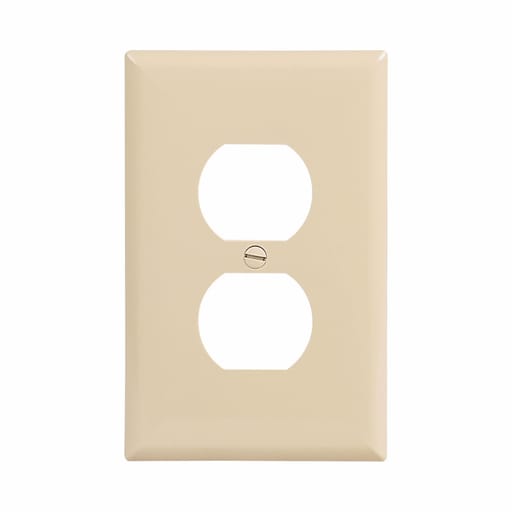 Cooper Wiring Device Arrow/Eagle - CWD PJ8V WALLPLATE 1G DUPLEX POLY MID IV
