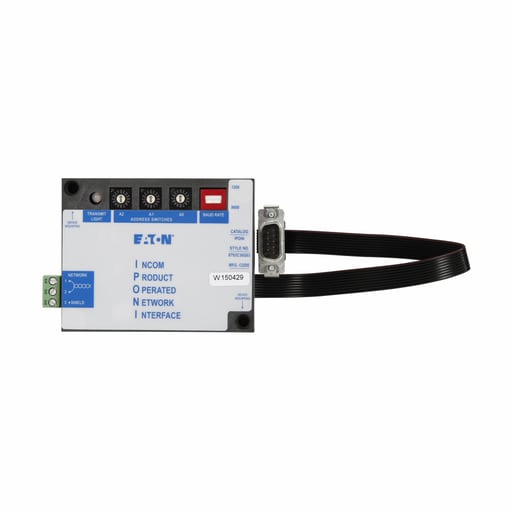 Cutler-Hammer / Eaton - Cutler-Hammer IPONI INCOM Product Operated Network Interface , 20-30 Vdc max, 50 mA nominal, 100 mA max, Three-position removable terminal block , Used with NetLink, MINT II or a CONI in a master computer, 1