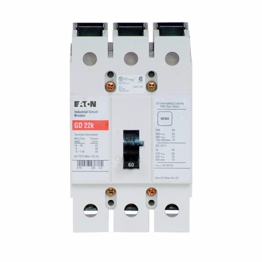 Cutler-Hammer / Eaton - Eaton Electrical GD3060 Series C G Frame Molded Case Circuit Breaker