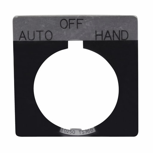 Cutler-Hammer / Eaton - ETN 10250TS51 LGD PLT SQ HAND OFF A