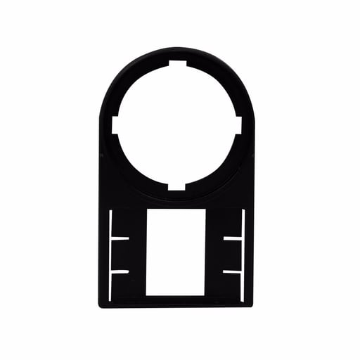 Cutler-Hammer / Eaton - Eaton Electrical M22S-ST-X 30 x 50 mm Black IP66 Push Button Legend Plate Holder