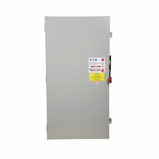 Cutler-Hammer / Eaton - Eaton Electrical DG325NGK 120/240 VAC 400 Amp 50 to 125 Hp 3-Pole 4-Wire Fusible Single Throw Safety Switch