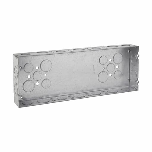 Crouse-Hinds - Crouse-Hinds Series TP640 12-1/4 x 1-5/8 x 4-1/2 Inch Steel 5-Gang Switch Box