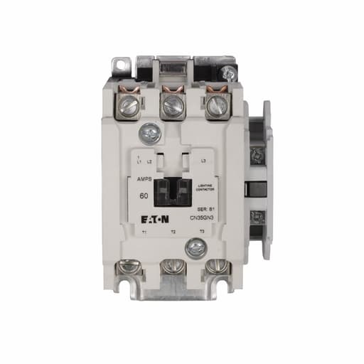 Cutler-Hammer / Eaton - Eaton Electrical CN35GN3AB 120 Volt 60 Amp 3-Pole Open Control Lighting Contactor