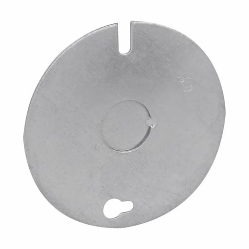 Crouse-Hinds - Crouse-Hinds TP272 3-1/4" Steel Flat Round Ceiling Pan Cover
