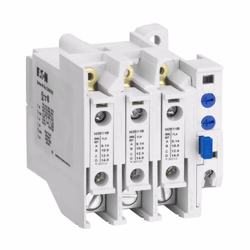 Cutler-Hammer / Eaton - Eaton Electrical C306GN3B 600 VAC 75 Amp 3-Pole 1NO 1NC Din Rail Mount Load Lug Terminal Thermal Bi-Metallic Overload Relay