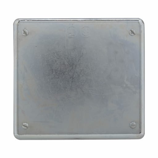Crouse-Hinds - Crouse-Hinds S1002G 2-Gang Cast Iron Surface/Flush Mount Blank Device Box Cover