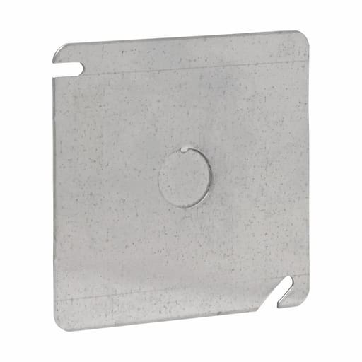 Crouse-Hinds - Crouse-Hinds TP478 4" Steel Flat Square Box Cover