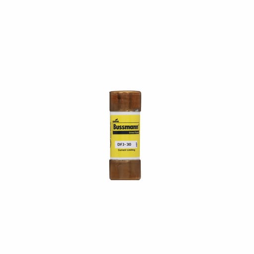 Bussmann Mfg. - Bussmann DFJ-20 20amp UL Class J High Speed, Full Range Current-Limiting Drive/Controller Fuse, 600Vac/450Vdc