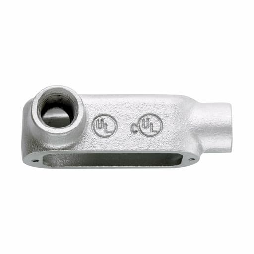 Crouse-Hinds - Crouse-Hinds LL100M 1" LL-Style Conduit Body, Form-5, Malleable Iron