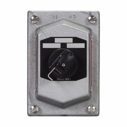 Crouse-Hinds - Crouse-Hinds DSD925 Selector Switch, 600VAC, 3-Position 2-Circuit