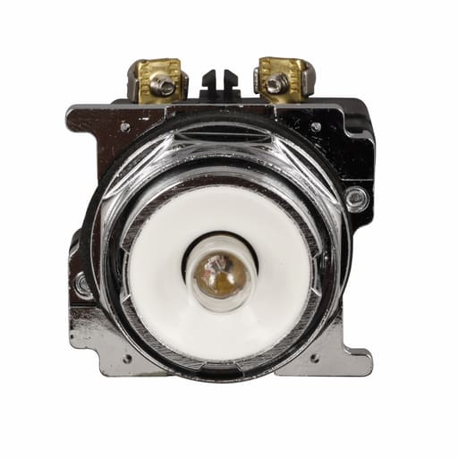 Cutler-Hammer / Eaton - Eaton Electrical 10250T206NC1N-POP 30.5 mm 24 VAC/VDC Chrome Plated Die-Cast Zinc Incandescent Push Button Indicating Light