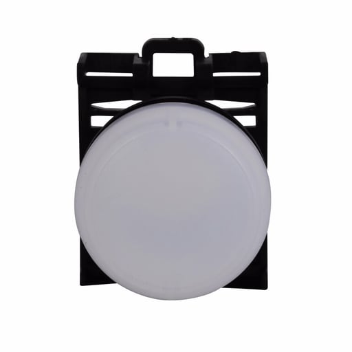 Cutler-Hammer / Eaton - Cutler-Hammer M22-L-W M22 modular pushbutton, Indicating Light Operator, Flush, IP66, NEMA 4X, 13, Rk resistance 47, Illuminated, White, 100, 000 Hours of operation