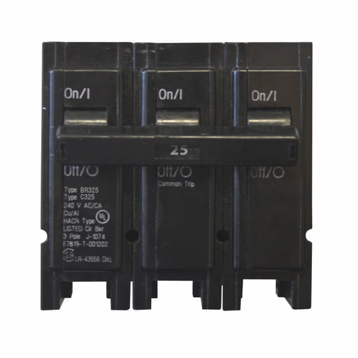 Cutler-Hammer / Eaton - Eaton Electrical BR325 1 Inch Type BR Plug-On Circuit Breaker