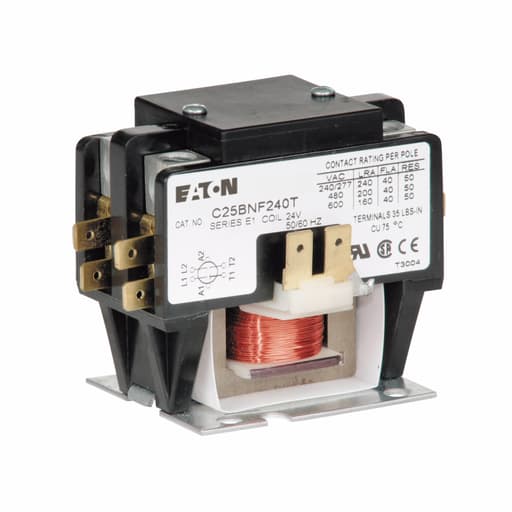 Cutler-Hammer / Eaton - Eaton C25BNF240T Definite Purpose Control Contactor