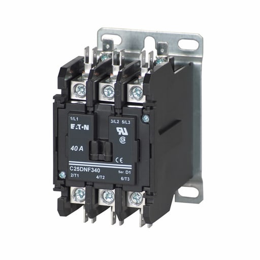 Cutler-Hammer / Eaton - Eaton C25DNF340A Definite Purpose Control Contactor