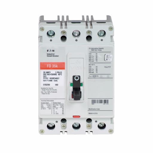 Cutler-Hammer / Eaton - Eaton Electrical FD3150 Series C F Frame Molded Case Circuit Breaker