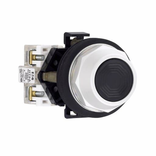 Cutler-Hammer / Eaton - ETN HT8AAHB FLUSH PB BLK W/ 1NC Con