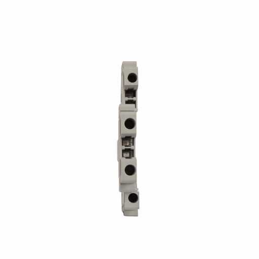 Cutler-Hammer / Eaton - Cutler-Hammer XBUTT4 XB IEC terminal block, Screw Connection Double Level Blocks, IEC-XB Series, Gray, IEC/UL #26-10 AWG wire