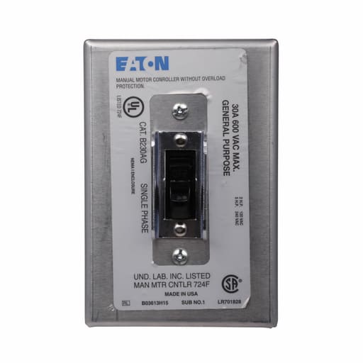 Cutler-Hammer / Eaton - ETN B230AG 2P NEMA 1 ENCL MANUAL MO