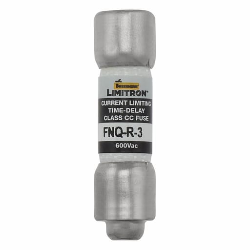 Bussmann Mfg. - Bussmann FNQ-R-3 3amp Limitron™ Time-Delay Branch Circuit Class-CC Fuse, Rejection-Type, 600Vac