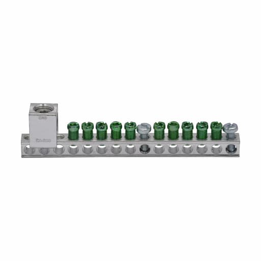 Cutler-Hammer / Eaton - ETN GBKP1020 10 TERM GROUND BAR+2/0