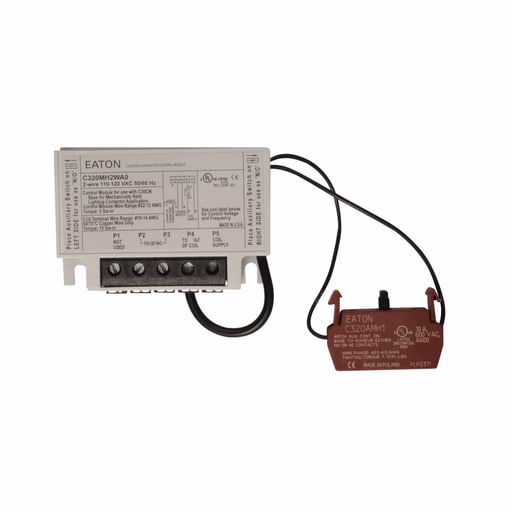 Cutler-Hammer / Eaton - Eaton Electrical C320MH2WA0 24 to 277 VAC 2-Wire Contactor Mechanically Held Module Kit